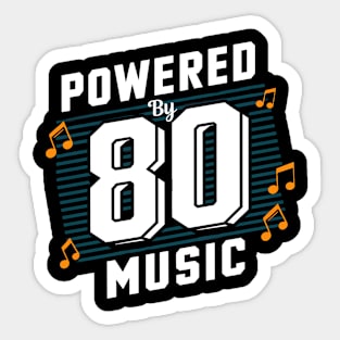 80s Music Sticker